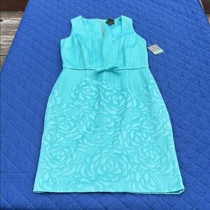 Taylor Elegant Teal Dress Size 8- Tags Attached